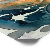 Poster Sirène chantant à la surface (Coin)