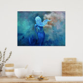 Poster Sirène dans les nuages (Cuisine)