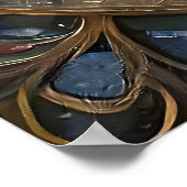 Poster Sirène dans les vagues de l'océan (Coin)