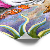 Poster Sirène de chat 31 (Coin)