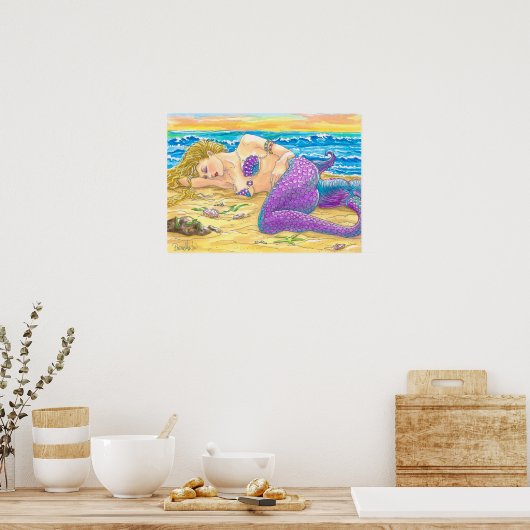 Poster Sirène de couchage (Cuisine)