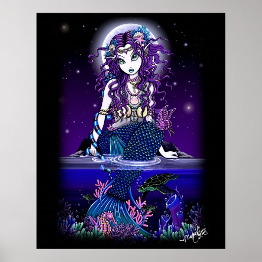 Poster Sirène de minuit "Uxia" (Devant)