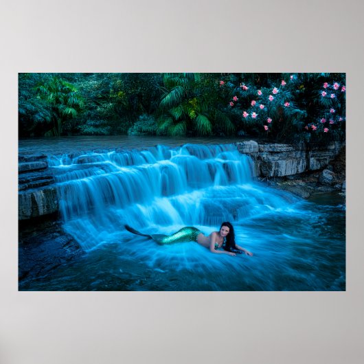 Poster Sirène en cascade (Devant)