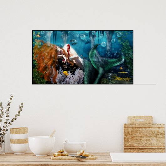 Poster Sirène endormie (Cuisine)