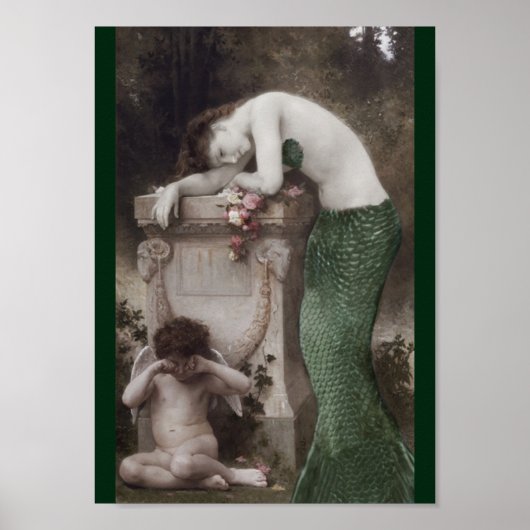 Poster Sirène et minuscule cépidé (Devant)