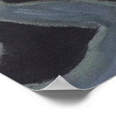 Poster Sirène et poisson bleu (Coin)