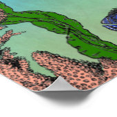 Poster Sirène et sceau (Coin)