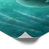 Poster Sirène foncée Imprimer - Baisers secrets (Coin)