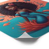 Poster sirène noire (Coin)