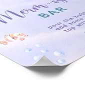 Poster Sirène sous la barre Mimosa de la mer (Coin)