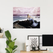 Poster Sirène Sur Le Rivage (Bureau à domicile)
