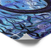 Poster Sirène Tzigane de mer par Renee Lavoie (Coin)