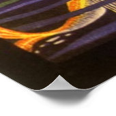 Poster Sirène vintage (Coin)