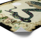 Poster sirène vintage (Coin)