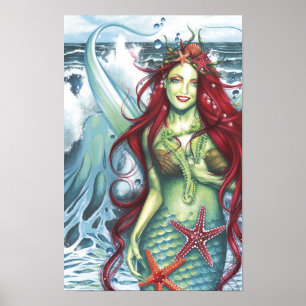Poster Sirens Love a Mermaids Kiss