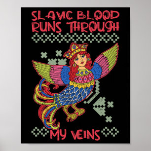 Poster Sirin Mythologique Slave Paganisme Nordique Ancien