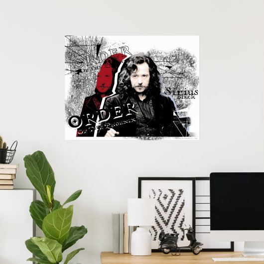 Poster Sirius Black (Bureau à domicile)