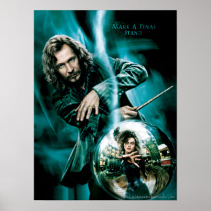 Poster Sirius Black et Bellatrix Lestrange