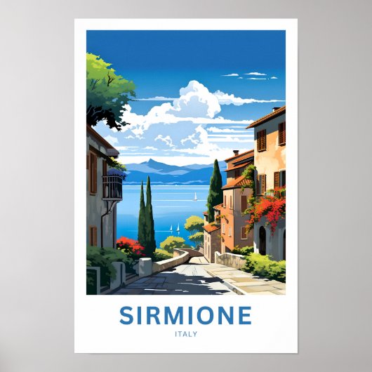 Poster Sirmione Italie Imprimer Voyage (Devant)