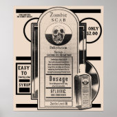 Poster Sirop Zombie (Devant)