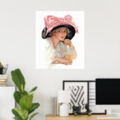 Poster Siroter du soda (Bureau à domicile)