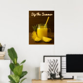 Poster Sirotez l'été - Pineapple Juice Art Imprimer (Bureau à domicile)