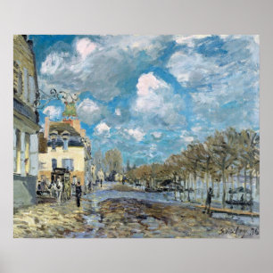Poster Sisley - Inondation À Port-Marly 1876
