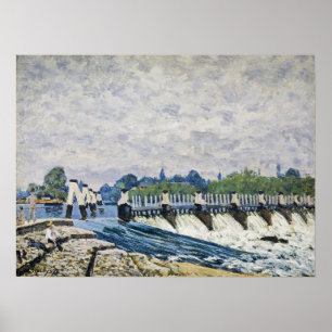 Poster Sisley - Molesey Weir Hampton Court