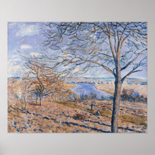 Poster Sisley - Rives du Loing, Effet d'Automne 1881