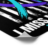 Poster Sister Suicide Prévention Drapeau Américain (Coin)