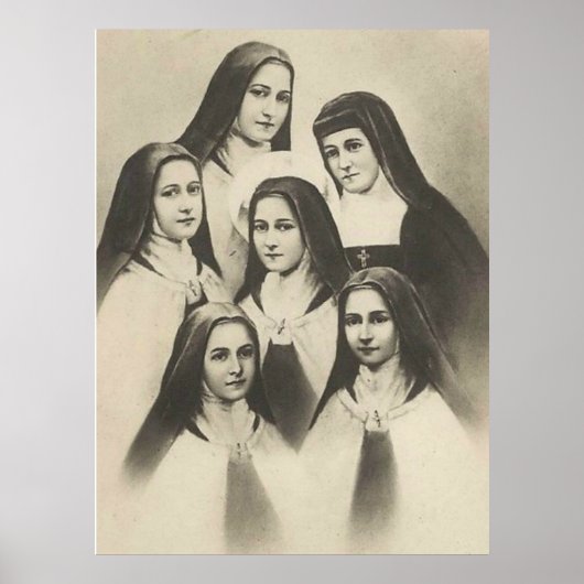 Poster Sisters of St. Therese of Lisieux Little Flower (Devant)
