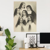 Poster Sisters of St. Therese of Lisieux Little Flower (Bureau à domicile)