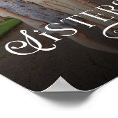 Poster Sisters Photo Personalized Monogram (Coin)