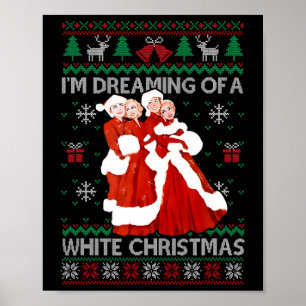 Poster Sisters White Christmas Movie 1954 Pajamas de Noël