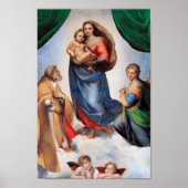 Poster Sistine Madonna (Devant)