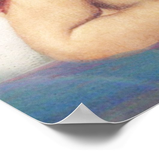 Poster Sistine Madonna 2 Anges par Raphael (Coin)