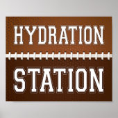 Poster SITE D'HYDRATION DE Football Party (Devant)