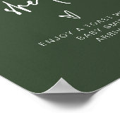 Poster SITE MARLO Forest Green Boho Pop Quand Elle Pops (Coin)