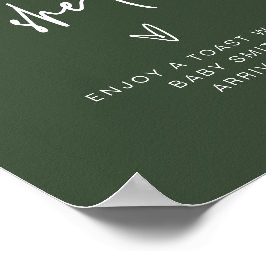 Poster SITE MARLO Forest Green Boho Pop Quand Elle Pops (Coin)