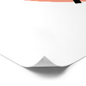 Poster Sites abstraits intéressants avec feuilles (Coin)