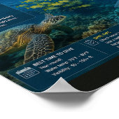 Poster Sites de plongée à Hawaï (Coin)
