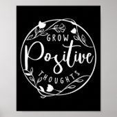 Poster Sitive Affirmation And Sritual Or Grow Sitive Thou (Devant)