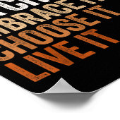 Poster Sitive Message Retro Kindness Vintage Motivational (Coin)