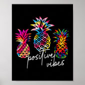 Poster Sitive Vibe Ne Transfer Day Infertility Ivf Tie Dy (Devant)