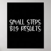 Poster Sitive Work Quotes_ Small Steps, Big Results  (Devant)