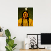 Poster Sitting Bull Amérindien (Bureau à domicile)