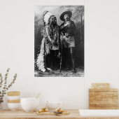 Poster Sitting Bull et Buffalo Bill Portrait de 1885 (Cuisine)