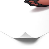 Poster Sitting Panda Bear Cartoon Illustration Artwork (Coin)