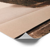 Poster Situer avec trois bandes décoratives repousse (Coin)