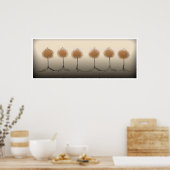 Poster Six arbres (Cuisine)